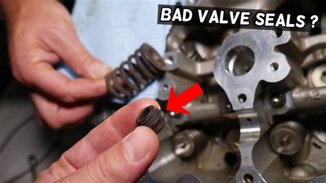 test for bad valve seals|valve stem seal inspection.